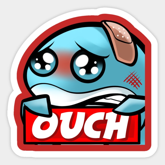 CarbonFin Outch Emote Sticker by CarbonFin Gaming